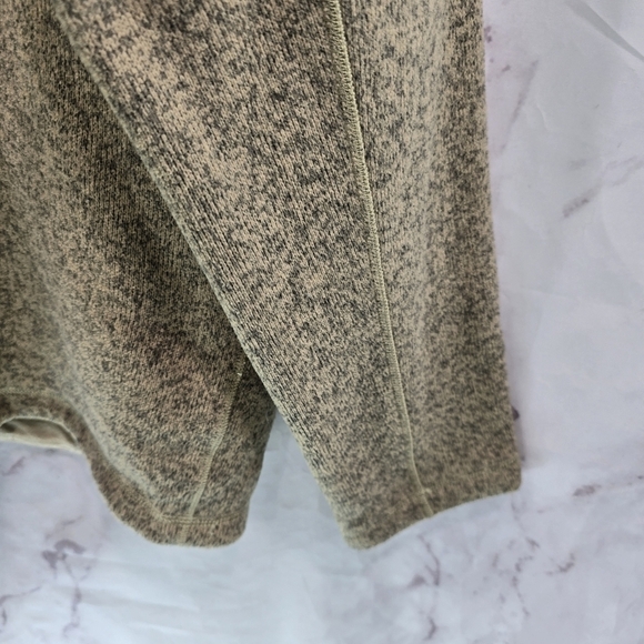 North Face Jacket Men Medium Brown Quarter Zip Pullover Gordon Lyons Sweater - Picture 4 of 10